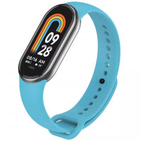 Силіконовий ремінець для Xiaomi Mi Band 8/9/10 - Блакитний / Blue