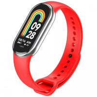 Силиконовый ремешок для Xiaomi Mi Band 8/9/10 - Красный / Red