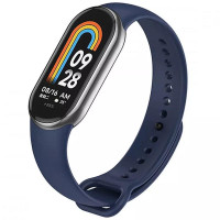 Силиконовый ремешок для Xiaomi Mi Band 8/9/10 - Темно-синий / Midnight blue