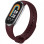 Силиконовый ремешок для Xiaomi Mi Band 8/9/10 - Бордовый / Plum