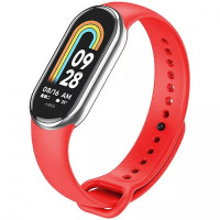 Силіконовий ремінець для Xiaomi Mi Band 8/9/10 - Червоний / Dark Red