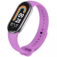 Силиконовый ремешок для Xiaomi Mi Band 8/9/10 - Фиолетовый / Purple
