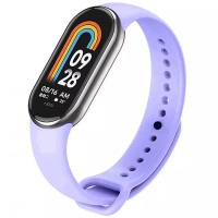 Силіконовий ремінець для Xiaomi Mi Band 8/9/10 - Бузковий / Elegant Purple