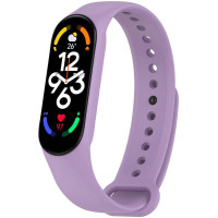 Силиконовый ремешок для Xiaomi Mi Band 7/6/5 - Сиреневый / Elegant Purple