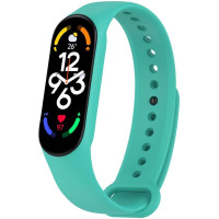Силиконовый ремешок для Xiaomi Mi Band 7/6/5 - Бирюзовый / Turquoise