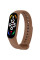 Силиконовый ремешок для Xiaomi Mi Band 7/6/5 - Коричневый / Brown - фото
