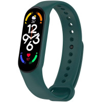 Силіконовий ремінець для Xiaomi Mi Band 7/6/5 - Зелений / Pine green