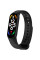 Силиконовый ремешок для Xiaomi Mi Band 7/6/5 - Черный / Black - фото