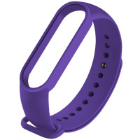 Силиконовый ремешок для Xiaomi Mi Band 7/6/5 - Фиолетовый / Purple
