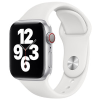 Силіконовий ремінець для Apple Watch 38/40/41/42mm(ser.10) - Білий / White