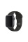 Силиконовый ремешок для Apple Watch 38/40/41/42mm(ser.10) - Черный / Black - фото