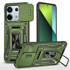 Ударостійкий чохол Camshield Army Ring для Xiaomi Poco X6 / Note 13 Pro 5G - Оливковий / Army Green