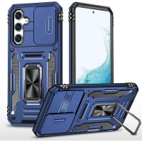 Ударостійкий чохол Camshield Army Ring для Samsung Galaxy S25 / S24 - Синій / Navy