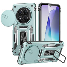 Ударопрочный чехол Camshield Army Ring для Xiaomi Redmi Note 14 Pro 4G/5G / Poco X7 - Зеленый / Light Green