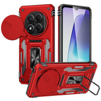 Ударостійкий чохол Camshield Army Ring для Xiaomi Redmi Note 14 Pro 4G/5G / Poco X7 - Червоний / Red
