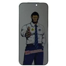 Захисне скло Антишпигун 5D Anti-Static (тех.пак) для Apple iPhone 17 Pro Max (6.9) - Чорний