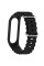 Ремінець Ocean Band для Xiaomi Mi Band 3/4/5/6/7 - Чорний / Black - фото