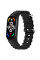 Ремінець Ocean Band для Xiaomi Mi Band 3/4/5/6/7 - Чорний / Black - фото