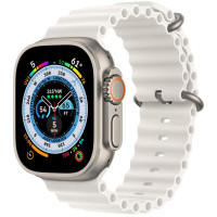 Ремінець Ocean Band для Apple Watch 38/40/41/42mm(ser.10) - Білий / White