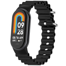 Ремінець Ocean Band для Xiaomi Mi Band 9/8/10 - Чорний / Black