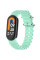 Ремінець Ocean Band для Xiaomi Mi Band 9/8/10 - Бірюзовий / Blue Sea - фото
