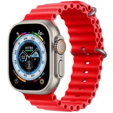 Ремінець Ocean Band для Apple Watch 42(ser.1-3)/44/45/46/49mm - Червоний / Red