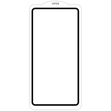 Защитное стекло SKLO 5D (тех.пак) для Samsung Galaxy S25 Edge - Черный / Белая подложка