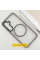 TPU+PC чохол Metal Buttons with MagSafe Colorful для Samsung Galaxy S25 Edge - Сірий / Grey - фото