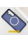 TPU+PC чохол Metal Buttons with MagSafe Colorful для Samsung Galaxy S25 Edge - Синій / Navy Blue - фото