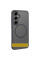 TPU+PC чохол Metal Buttons with MagSafe Colorful для Samsung Galaxy S25 Edge - Чорний / Black - фото