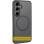 TPU+PC чехол Metal Buttons with MagSafe Colorful для Samsung Galaxy S25 Edge - Черный / Black