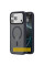 TPU+PC чохол Metal Buttons with MagSafe Colorful для Apple iPhone 17 (6.3) - Синій / Navy Blue - фото