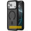 TPU+PC чохол Metal Buttons with MagSafe Colorful для Apple iPhone 17 (6.3) - Чорний / Black