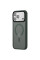 TPU+PC чохол Metal Buttons with MagSafe Colorful для Apple iPhone 17 Pro (6.3) - Зелений / Dark Green - фото