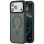 TPU+PC чохол Metal Buttons with MagSafe Colorful для Apple iPhone 17 Pro (6.3) - Зелений / Dark Green