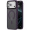 TPU+PC чохол Metal Buttons with MagSafe Colorful для Apple iPhone 17 Pro (6.3) - Темно-фіолетовий / Dark Purple