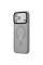 TPU+PC чохол Metal Buttons with MagSafe Colorful для Apple iPhone 17 Pro Max (6.9) - Сірий / Grey - фото