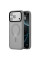 TPU+PC чохол Metal Buttons with MagSafe Colorful для Apple iPhone 17 Pro Max (6.9) - Сірий / Grey - фото