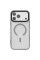 TPU+PC чохол Metal Buttons with MagSafe Colorful для Apple iPhone 17 Pro Max (6.9) - Сірий / Grey - фото