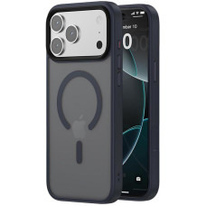 TPU+PC чохол Metal Buttons with MagSafe Colorful для Apple iPhone 17 Pro Max (6.9) - Синій / Navy Blue