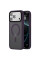 TPU+PC чохол Metal Buttons with MagSafe Colorful для Apple iPhone 17 Pro Max (6.9) - Темно-фіолетовий / Dark Purple - фото
