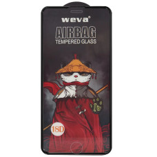 Захисне 2.5D скло Weva AirBag (тех.пак) для Apple iPhone 6/6s/7/8/SE(2020) (4.7) - Чорний