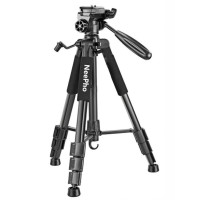 Штатив NeePho NP-8850 для зйомки 56-175см з розборним тримачем у чохлі - Black