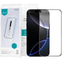 Захисне скло Nillkin (CP+PRO) для Apple iPhone 16 (6.1) (+ аплікатор) - Чорний
