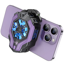 Охолоджуючий кулер для мобільного телефону Hoco GM26 Ambitious - Black purple