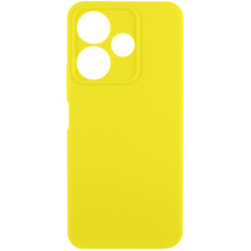 Чохол Silicone Cover Lakshmi Full Camera (AA) для Xiaomi Redmi 13 4G / Poco M6 4G - Жовтий / Flash