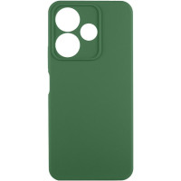 Чехол Silicone Cover Lakshmi Full Camera (AA) для Xiaomi Redmi 13 4G / Poco M6 4G - Зеленый / Dark green