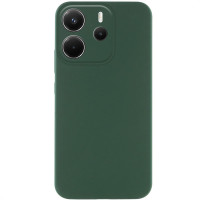 Чехол Silicone Cover Lakshmi Full Camera (AA) для Xiaomi Redmi Note 14 4G (Europe version) - Зеленый / Dark green