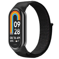 Ремешок Nylon New для Xiaomi Mi Band 8/9/10 - Black
