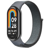 Ремешок Nylon New для Xiaomi Mi Band 8/9/10 - Gray